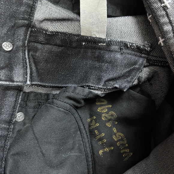 Ksubi Black Washed Skinny Zip Ankle Mid Rise Women's Denim Jeans Pants - Picture 6 of 6